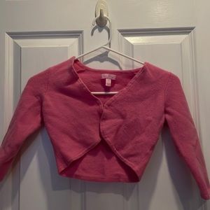 Iily Pulitzer pink sweater/cardigan